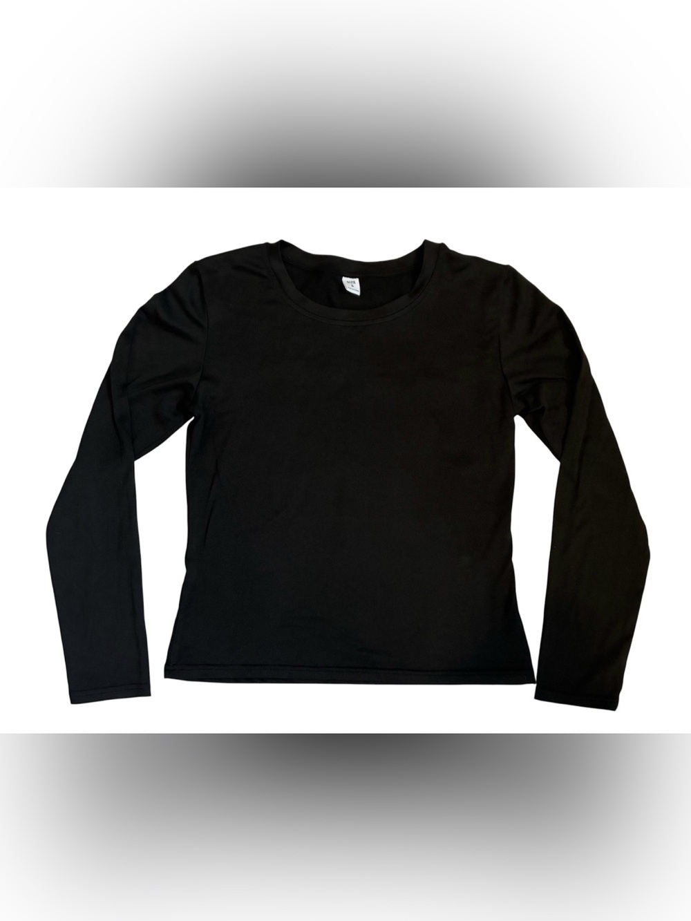 BLACK LONG SLEEVE SHIRT